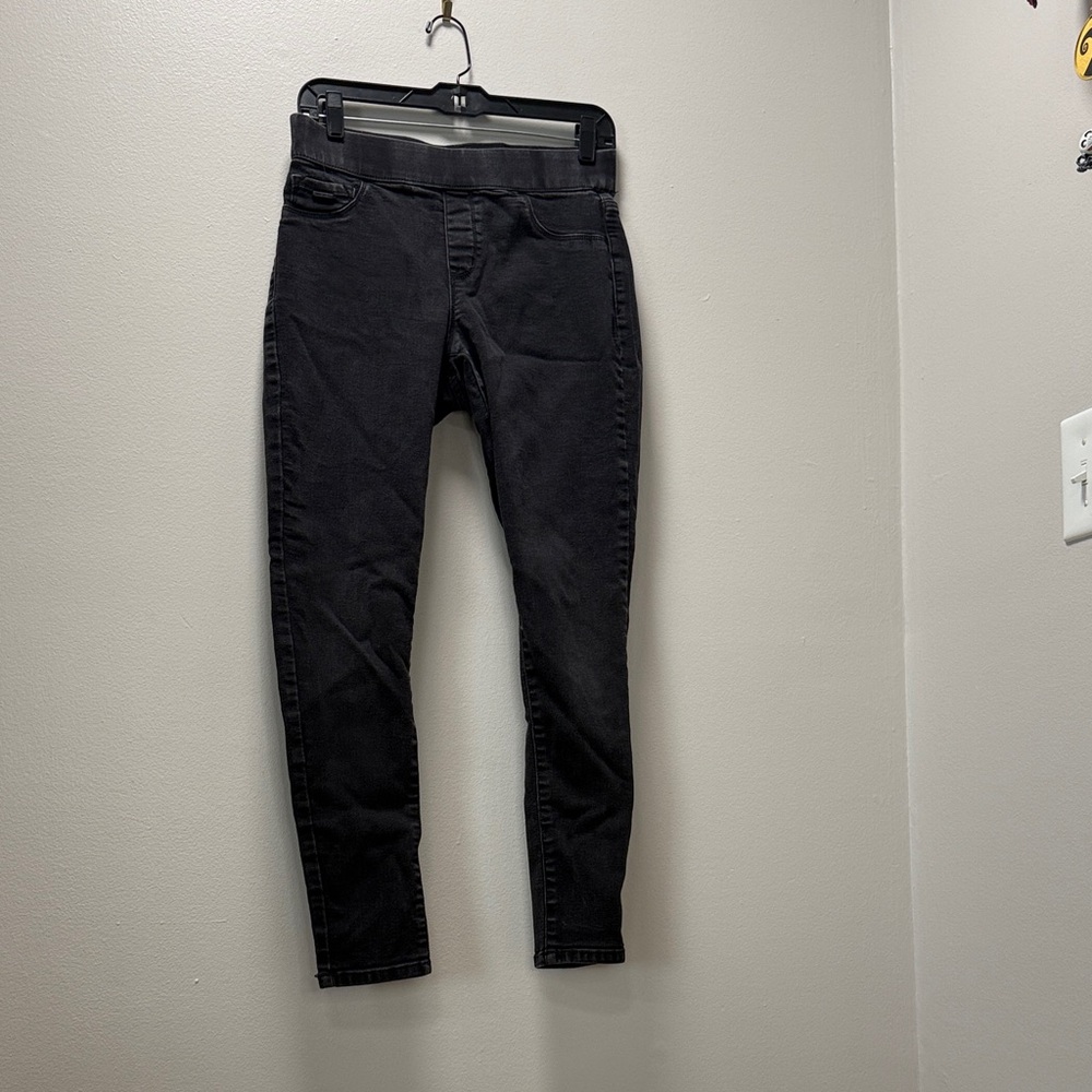 Black Jeggings / Nine West Black / Womens Pants with Branded Waistband